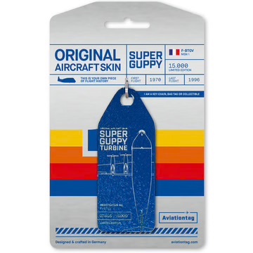 Aviationtag Aero Spacelines Super Guppy Turbines - F-BTGV - Blue