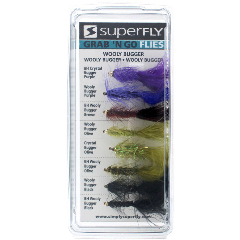 Superfly Grab 'N Go Wooly Bugger Assorted Flies