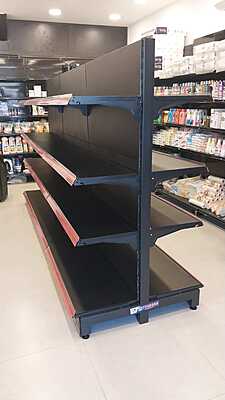 Brand new supermarket Shelving Double side with 4 Level Brand new supermarket Shelving Double side with 4 Level