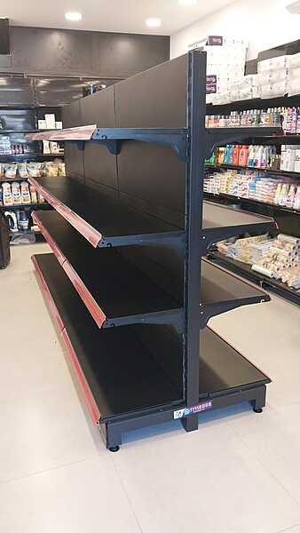 Brand new supermarket Shelving Double side with 4 Level
