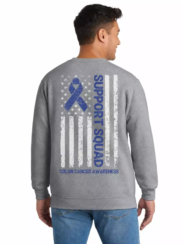 Support Squad - Port & Co Core Fleece Crewneck Sweatshirt