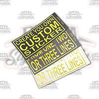 White Media - Sample Color Text with Spot Clear Emboss Accents, optional Background colors