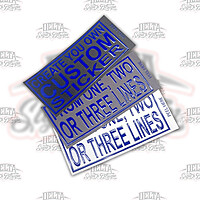 White Media - Sample Color Text with Spot Clear Emboss Accents, optional Background colors