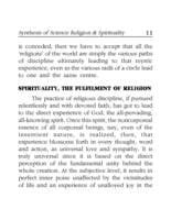 Synthesis of Science Religion and Spirituality Synthesis of Science Religion and Spirituality