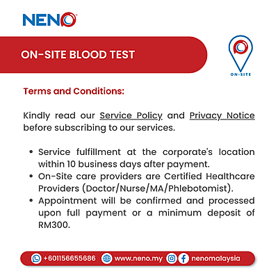 On-Site Blood Test On-Site Blood Test