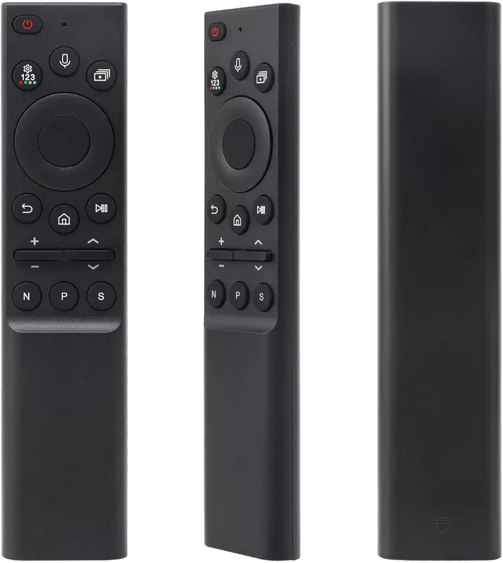 Télécommande vocale pour SamsungTV, RMCSPB1EP1 compatible avec tous les téléviseurs Samsung à cadre incurvé QLED LCD 8K 4K avec fonction vocale