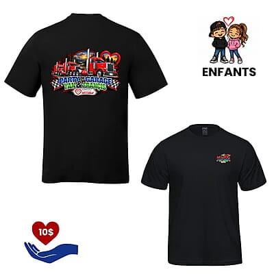 Enfant - T-Shirt noir Party de Garage Enfant - T-Shirt noir Party de Garage