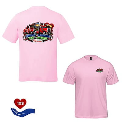 T-Shirt Rose Party de Garage T-Shirt Rose Party de Garage