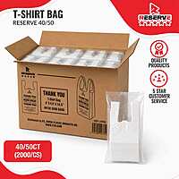 T-Shirt Bag 9x4.5x14.5 Reserve 40/50