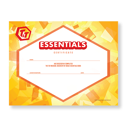 T&T Discovery of Grace Essentials Certificate (10 Pack) T&T Discovery of Grace Essentials Certificate (10 Pack)