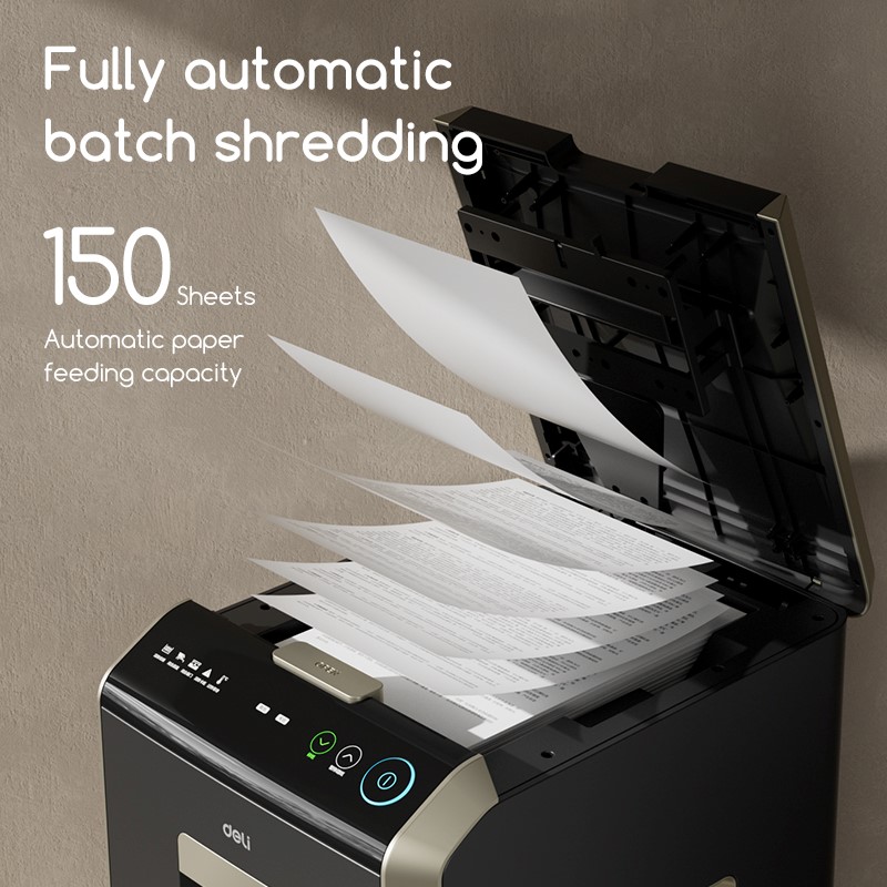 DELI T089 AUTO-FEED CROSS-CUT SHREDDER 32LTS