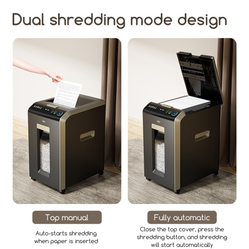 DELI T089 AUTO-FEED CROSS-CUT SHREDDER 32LTS