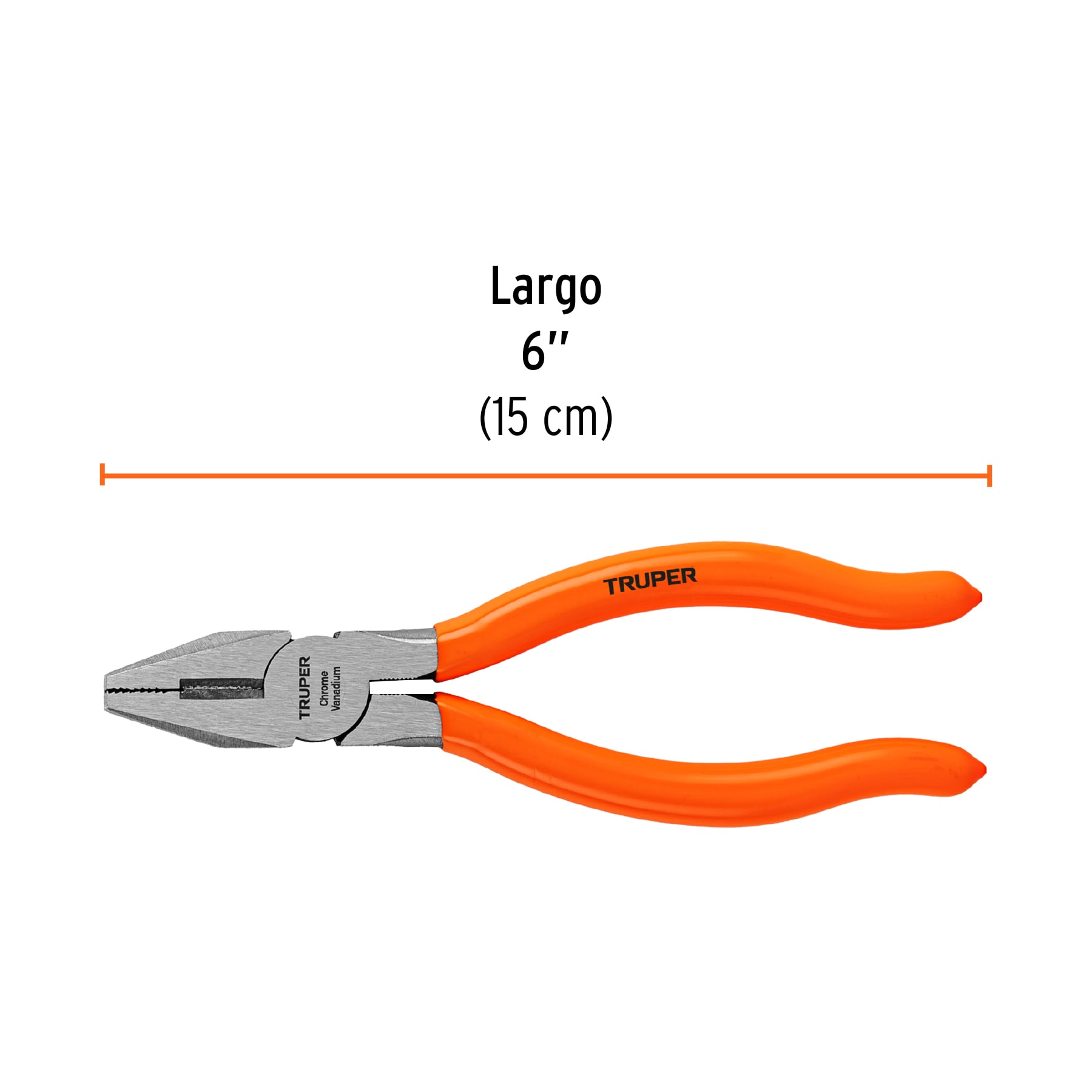 Pinza para electricista 6', mango de PVC - T200-6 / 17306