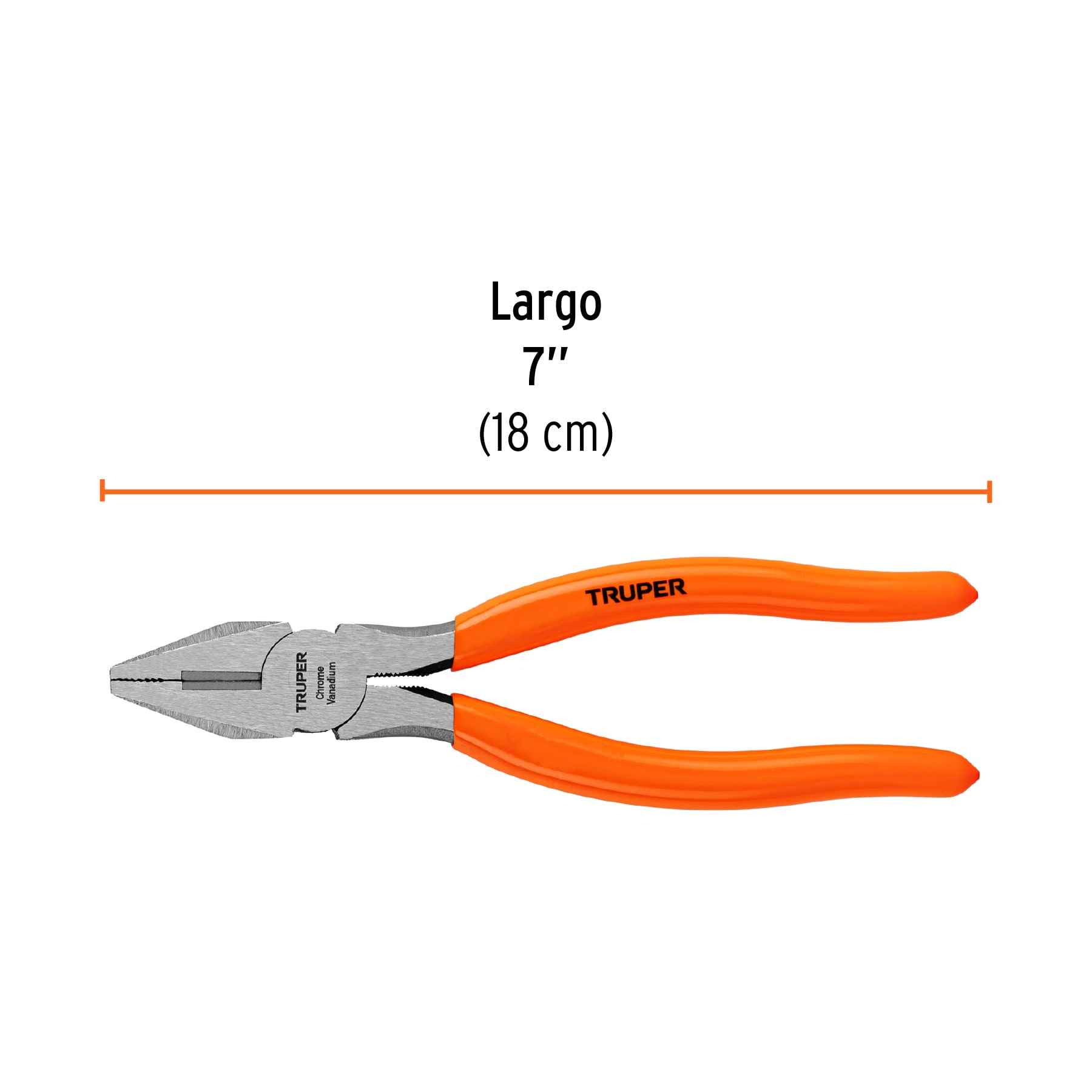 Pinza para electricista 7', mango de PVC - T200-7 / 17307