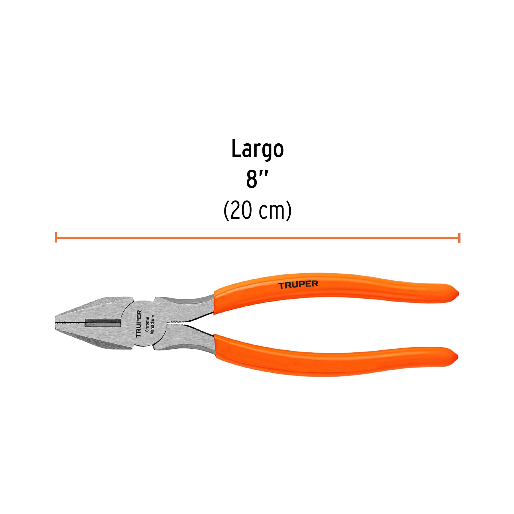 Pinza para electricista 8', mango de PVC - T200-8 / 17308