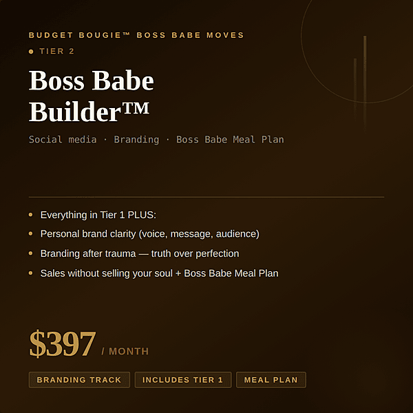 Coaching — Tier 2 Boss Babe Builder