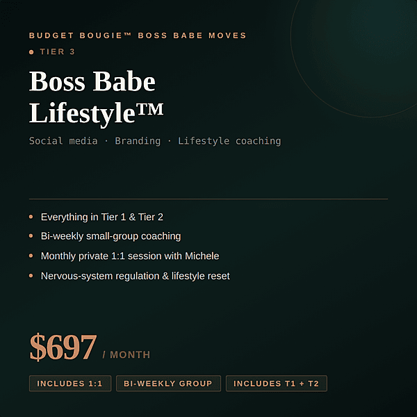 Coaching — Tier 3 Boss Babe Lifestyle