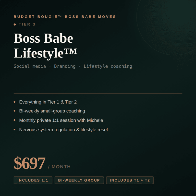 Coaching — Tier 3 Boss Babe Lifestyle