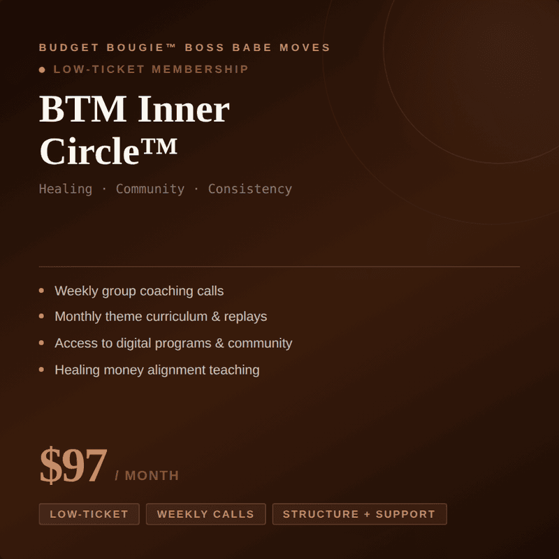 Coaching — BTM Inner Circle