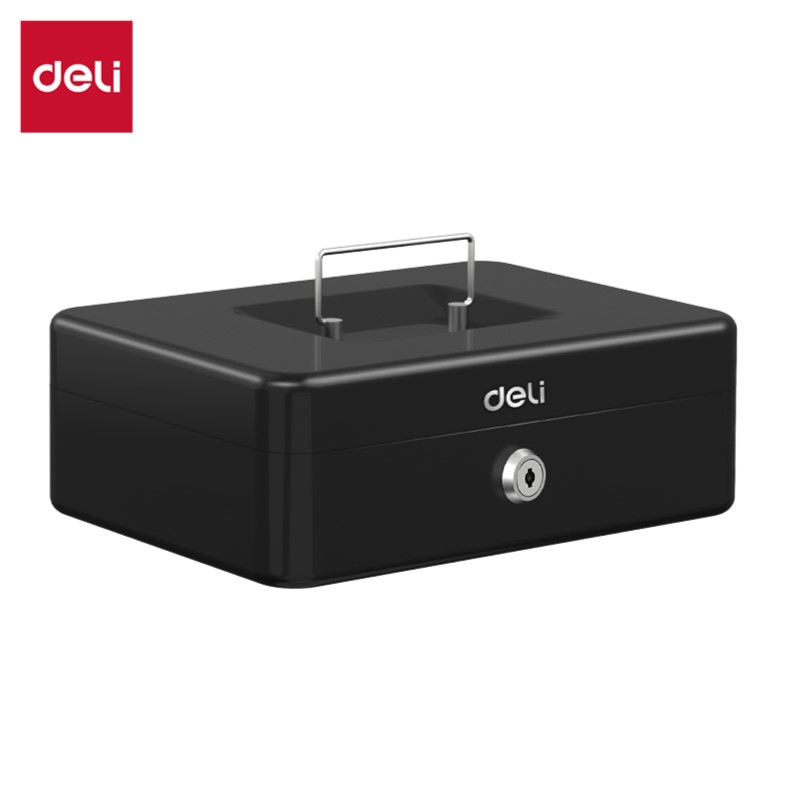 DELI T505 CASH BOX 10" (25CM) BLACK