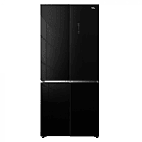 TCL 4 DOOR INVERTER BLACK REFRIDGERATOR SXS 16.6 CU FT W/O WATER DISPENSER & ICE MAKER