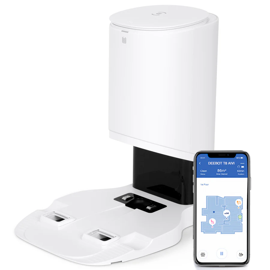 Ecovacs Original Auto-Empty Station for DEEBOT N10, N8 & T8 Family (2 Dust Bags Incl)