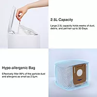 Ecovacs Auto-Empty Station for Deebot N10, N8 & T8 Family (2 Dust Bags Inc)