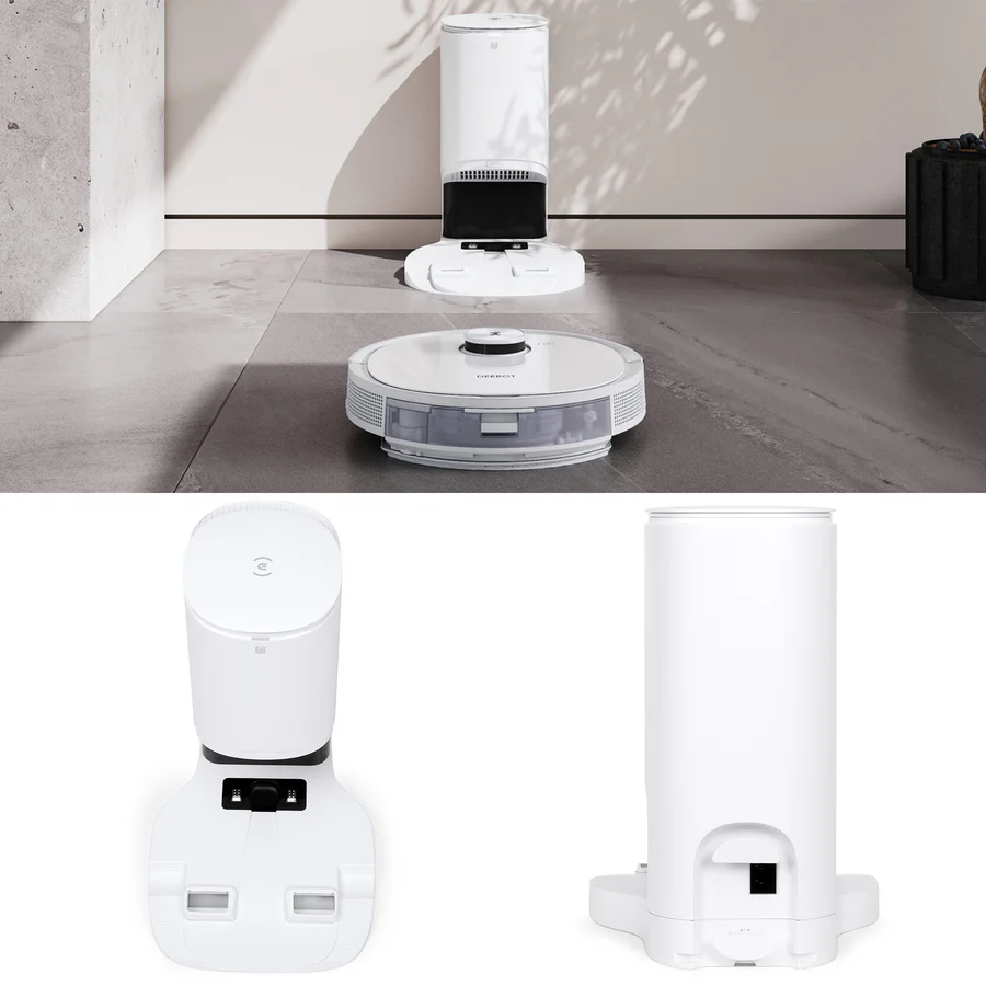 Ecovacs Original Auto-Empty Station for DEEBOT N10, N8 & T8 Family (2 Dust Bags Incl)