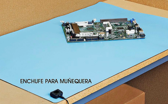 TAPETE ANTIESTATICO DE MESA 2X3' 3 CAPAS DE VINIL