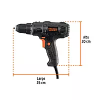 Taladro atornillador 3/8', 400W, TRUPER INDUSTRIAL, 103170 - TALA-3/8N