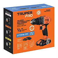 Taladro 1/2', 20V, 1 batería 2Ah, PRO, 103249 - TALI-20A2