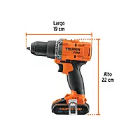 Taladro 1/2', 20V, 1 batería 2Ah, PRO, 103249 - TALI-20A2