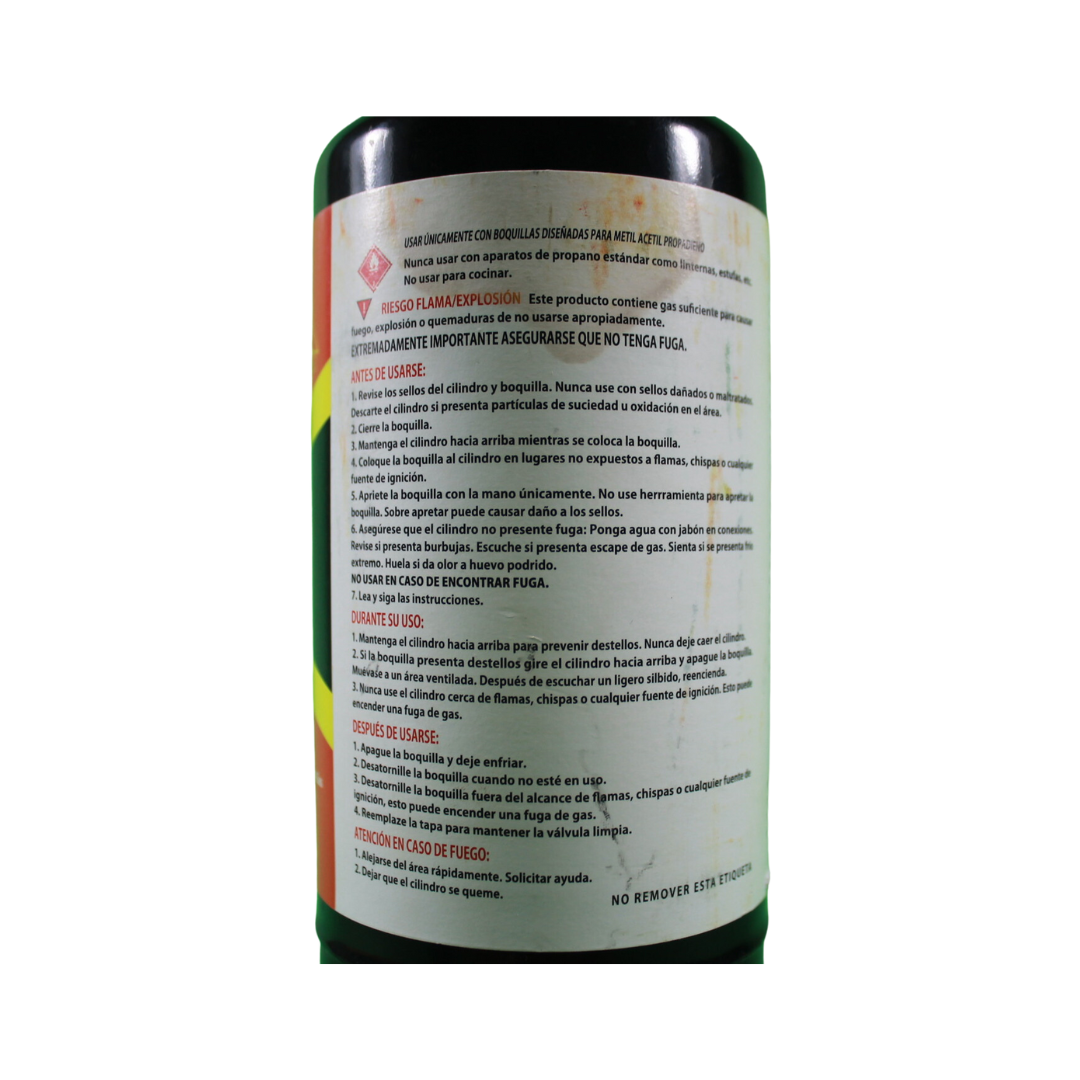 Tanque Negro Ark-Tools Metil Acetil Propadieno