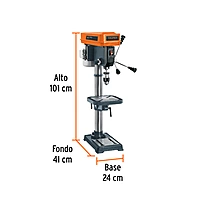 Taladro de piso 13", 3/4 HP (560 W), broquero 5/8", Truper TAPI-13 / 16178