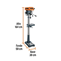 Taladro de piso 15", 1 HP (750 W), broquero 5/8", Truper TAPI-15 / 16180