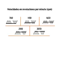 Taladro de piso 8", 1/3 HP (250 W), broquero 1/2", Truper TAPI-8 / 16174