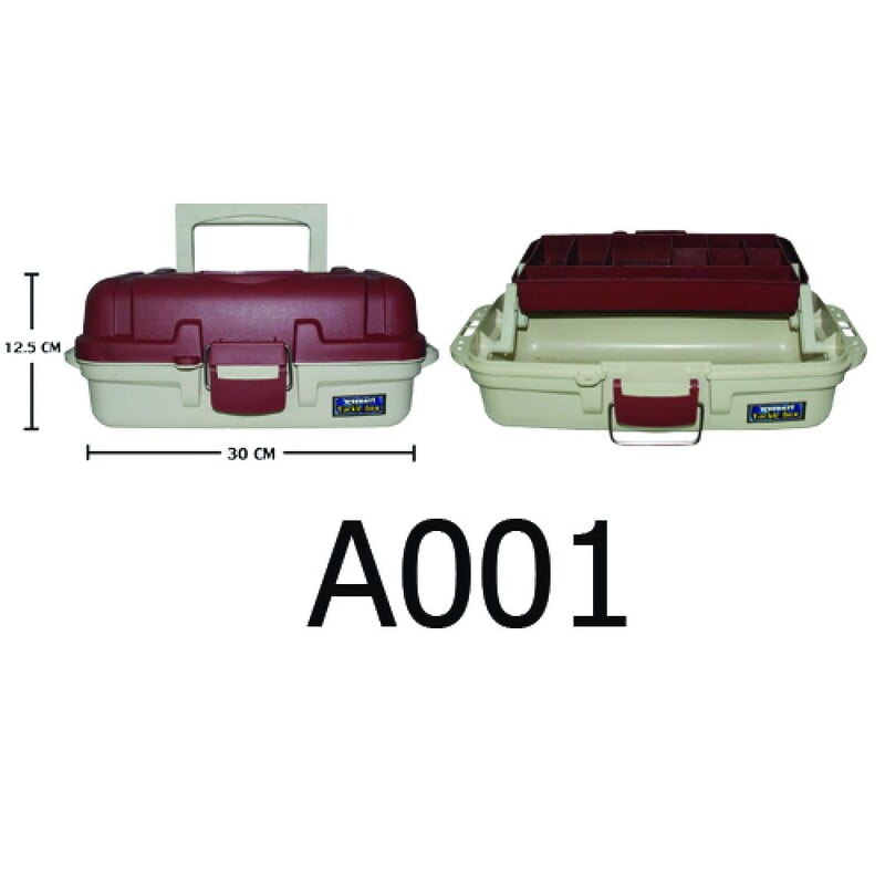 WEEBASS ถุง/กระเป๋า/กล่อง - กล่องใส่อุปกรณ์ตกปลา 1 ชั้น (A001)