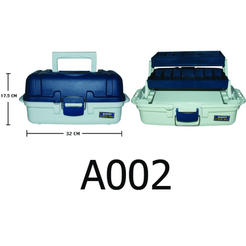 WEEBASS ถุง/กระเป๋า/กล่อง - กล่องใส่อุปกรณ์ตกปลา 2 ชั้น (A002)