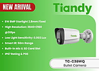 TC-C38WQ (8MP-Fixed-Mic-EW-Color Maker-Bullet)