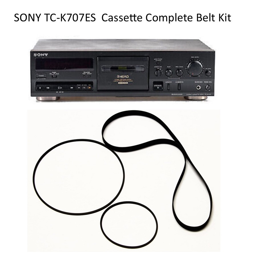 SONY TC-K707ES Complete Belt Kit SONY TC-K707ES Complete Belt Kit