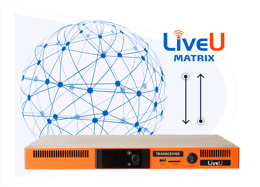 LiveU Matrix Dynamic Sharing of sending 1 feed