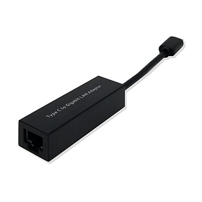 HUB - Type C To Ethernet (Gigabit) 10/100/1000 - Black HUB - Type C To Ethernet (Gigabit) 10/100/1000 - Black