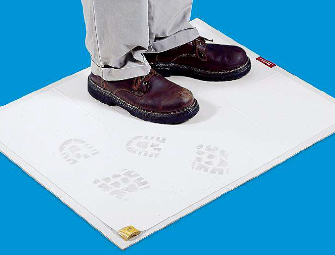 TAPETE CUARTO LIMPIO BLANCO 36" X 36" C/8 MATS