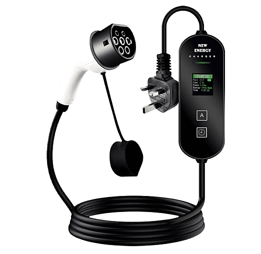 TERRAVOLT PORTABLE 3.5KW AC CHARGER BUILT IN CABLE TYPE 2