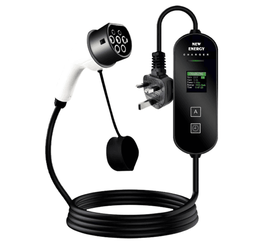 TERRAVOLT PORTABLE 3.5KW AC CHARGER BUILT IN CABLE TYPE 2