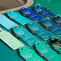 Aviationtag Icelandair Boeing 757 - TF-FIU - Light Blue