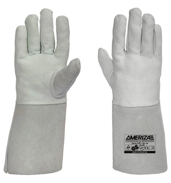 Tig Welding Gloves, Premium A+ Grain & Split Leather Ameriza