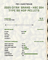 Citra® HBC394 c.v. Citra® HBC394 c.v.
