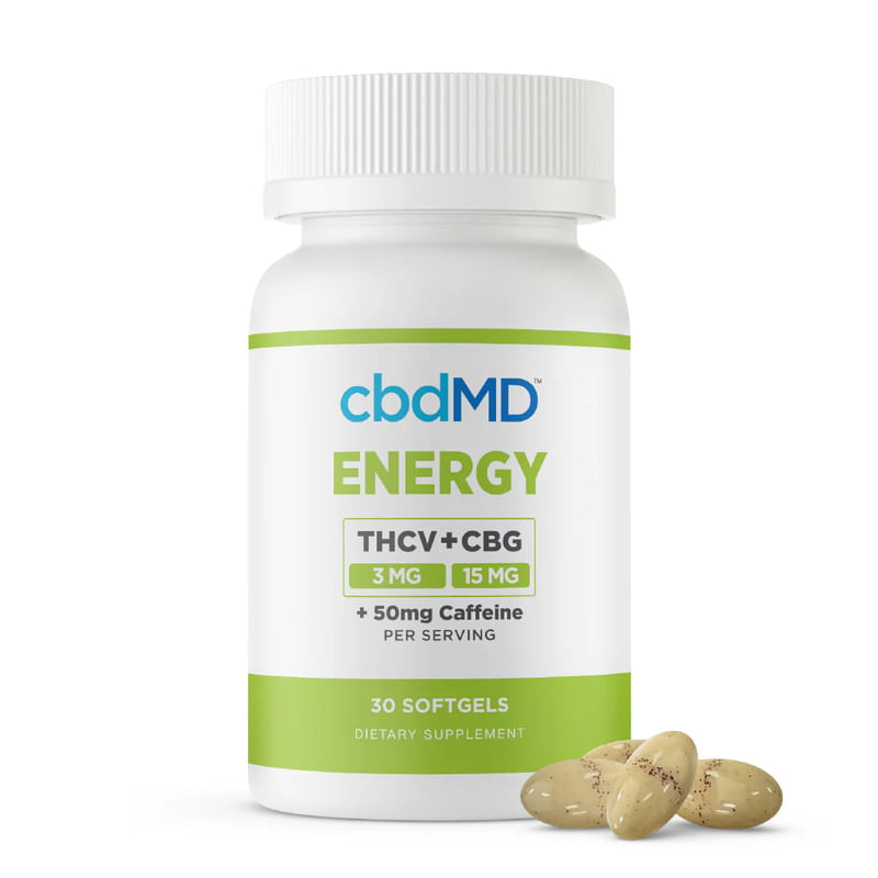CBDMD ENERGY THCV+CBD SOFTGEL | 50MG