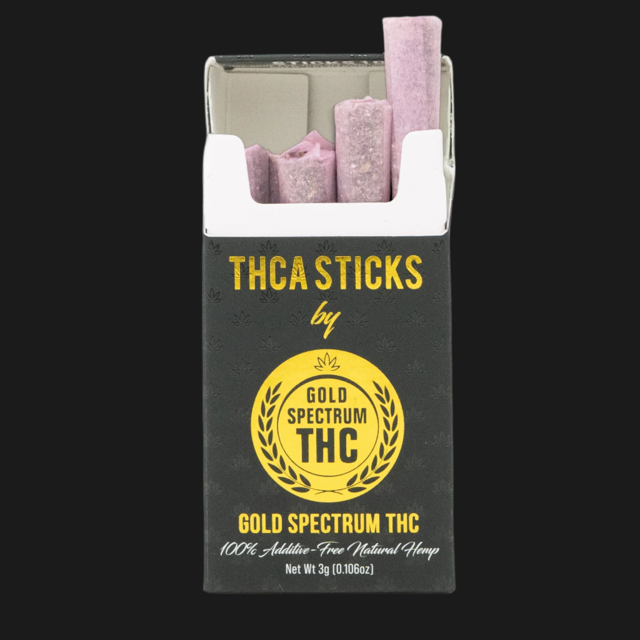 GOLD SPECTRUM THCA STICKS NATURAL PREROLLS | 12PK